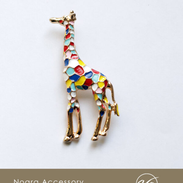 گل سینه زرافه رنگی