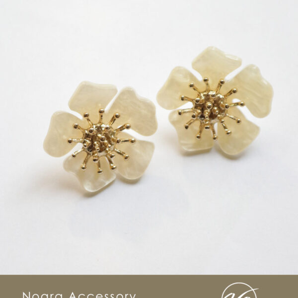 گوشواره رزینی 5 برگ