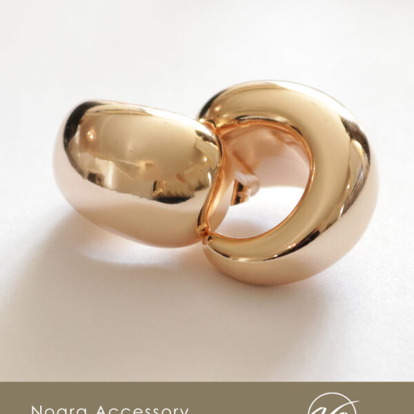 گوشواره حلقه ای طلایی ضخیم