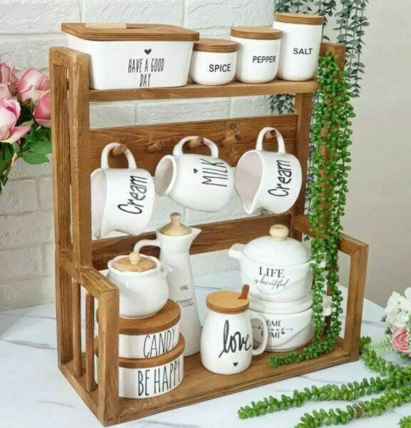 استند چوبی کلبه