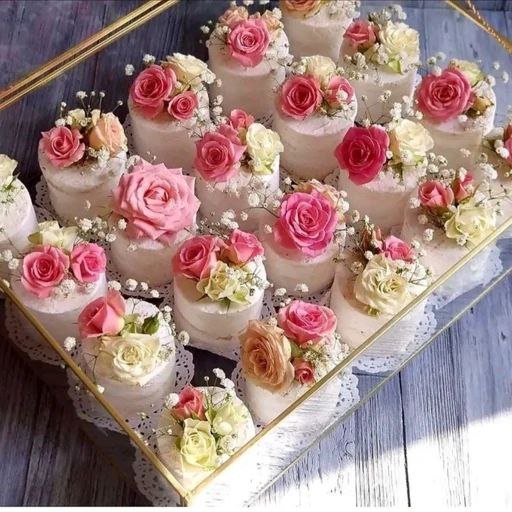 باکس گل برنجی کوچک