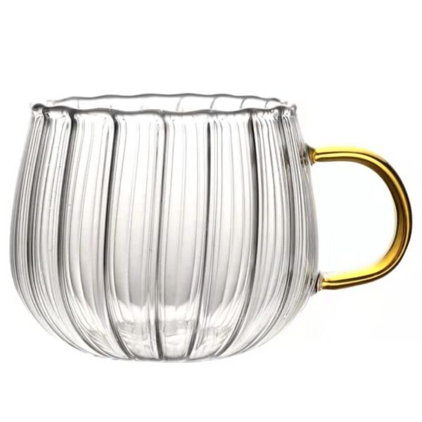 لیوان پیرکس دسته عسلی