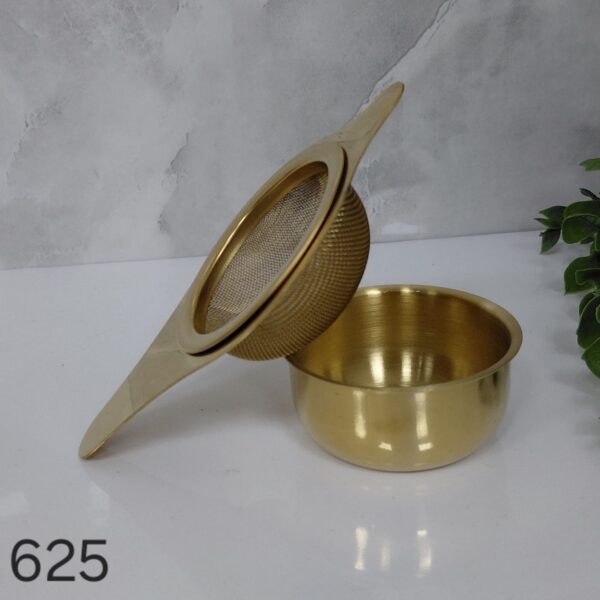 صافی چایی زیره دار طلایی